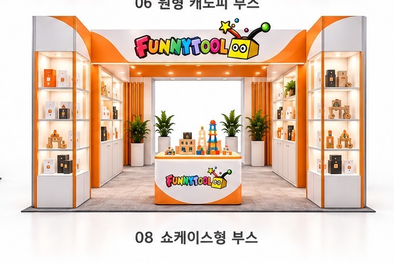쇼케이스형 부스 디자인 참고 이미지