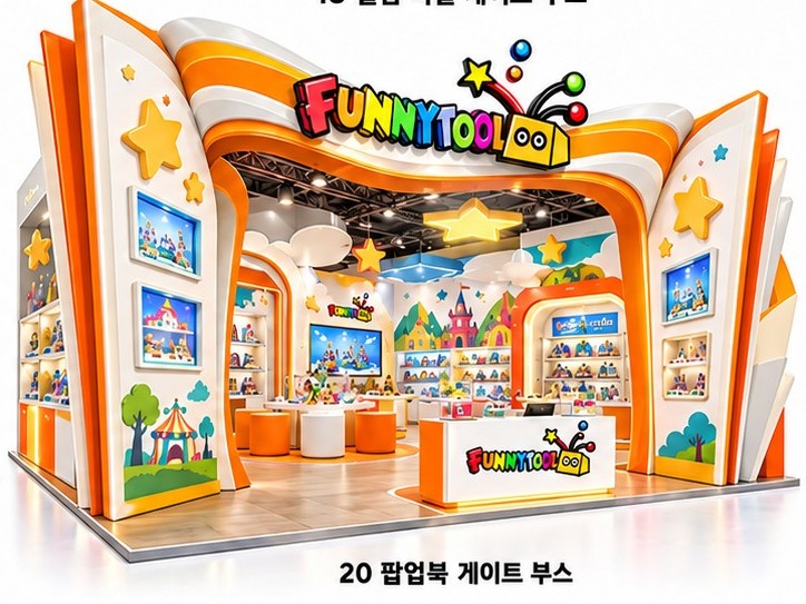 팝업북 게이트 부스 디자인 참고 이미지